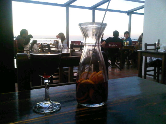 Sangria in Abendsonne