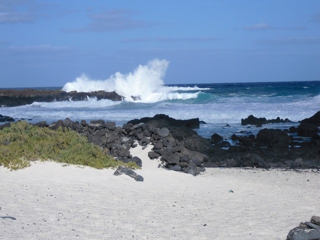 Permanent Wind bei Orzola